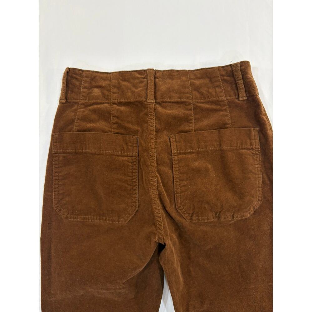 A.n.a. Retro Brown Flared Corduroy High Rise Pants Size 2 - Picture 3 of 9